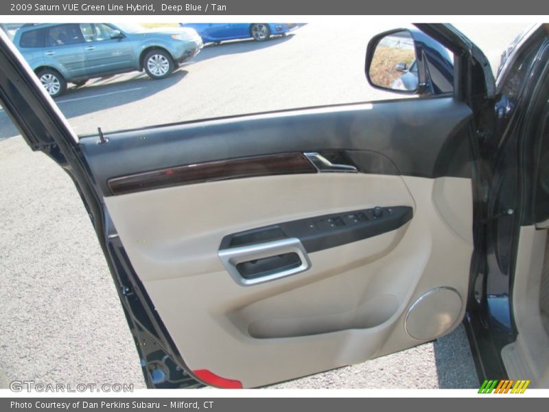 Deep Blue / Tan 2009 Saturn VUE Green Line Hybrid