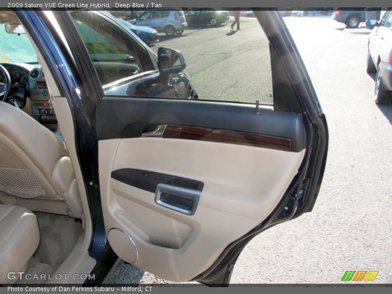 Deep Blue / Tan 2009 Saturn VUE Green Line Hybrid
