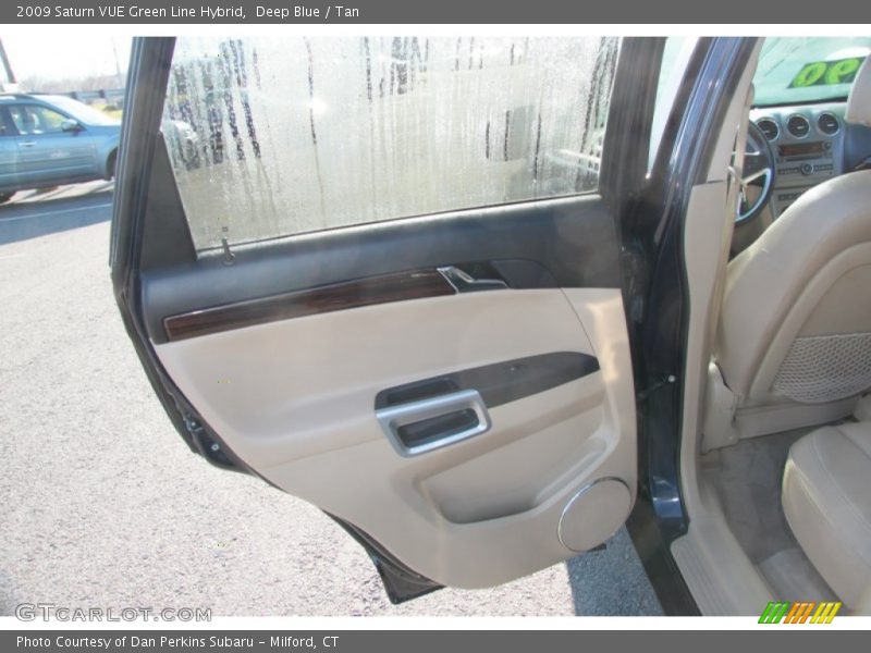 Deep Blue / Tan 2009 Saturn VUE Green Line Hybrid