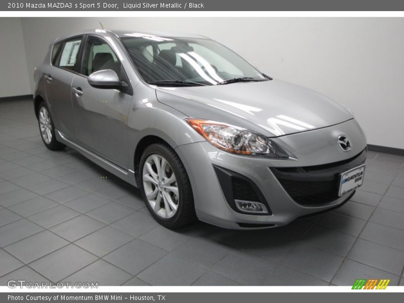 Liquid Silver Metallic / Black 2010 Mazda MAZDA3 s Sport 5 Door