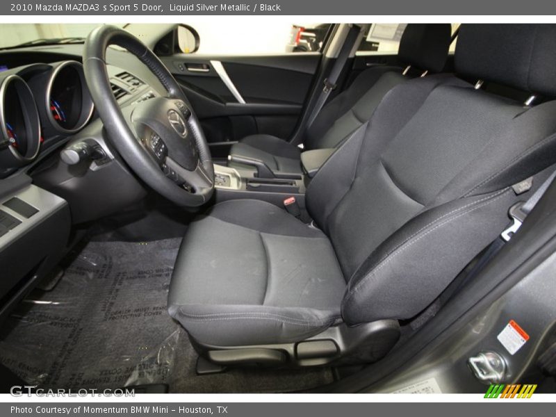Liquid Silver Metallic / Black 2010 Mazda MAZDA3 s Sport 5 Door