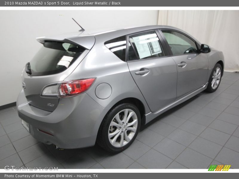 Liquid Silver Metallic / Black 2010 Mazda MAZDA3 s Sport 5 Door