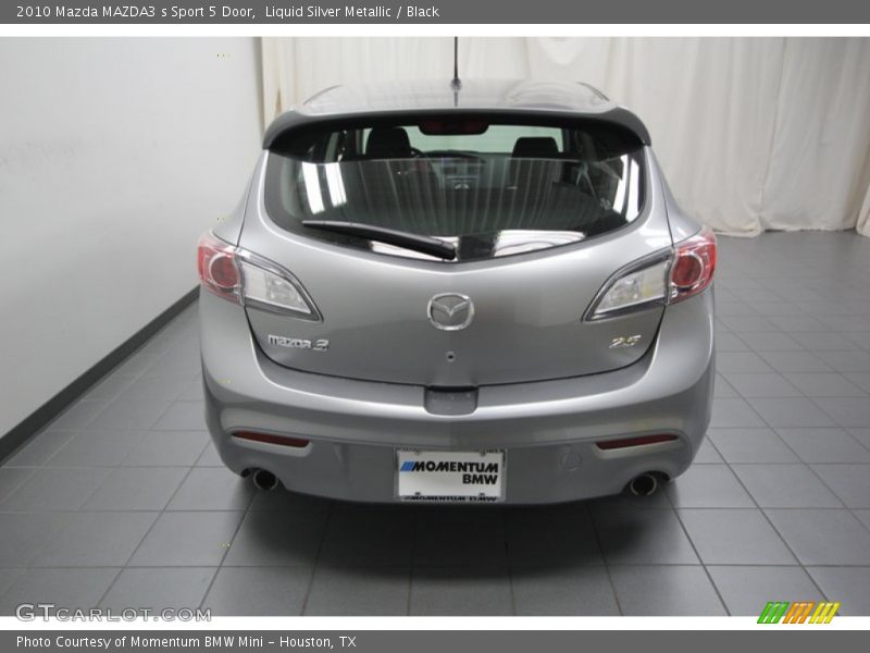 Liquid Silver Metallic / Black 2010 Mazda MAZDA3 s Sport 5 Door