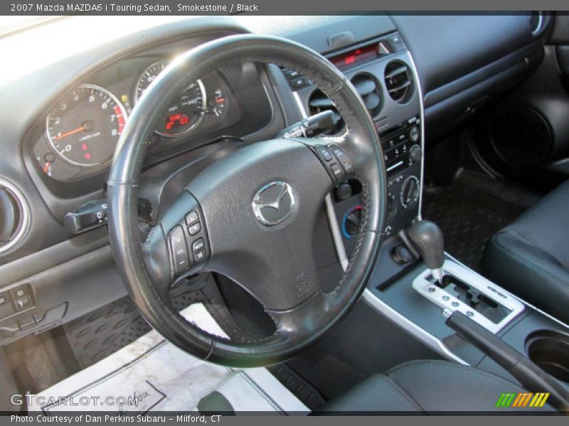 Smokestone / Black 2007 Mazda MAZDA6 i Touring Sedan