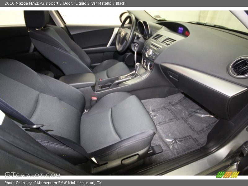 Liquid Silver Metallic / Black 2010 Mazda MAZDA3 s Sport 5 Door