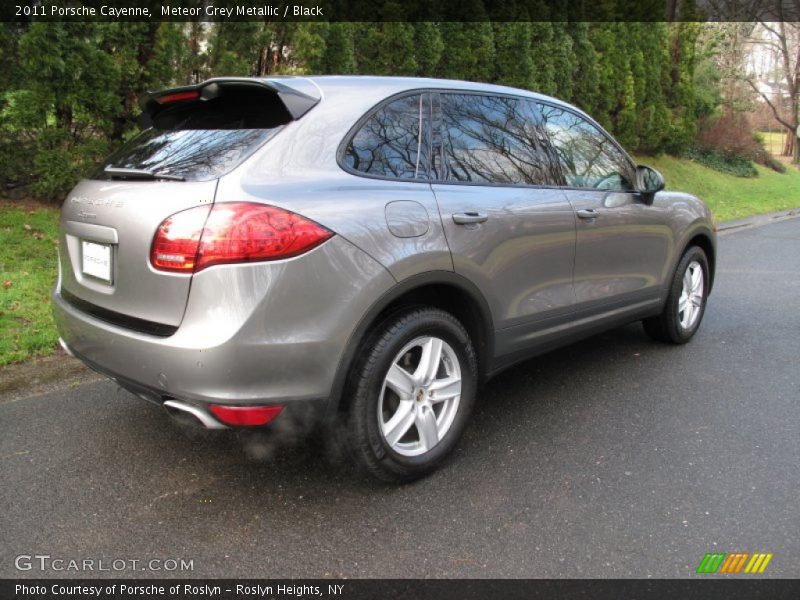 Meteor Grey Metallic / Black 2011 Porsche Cayenne