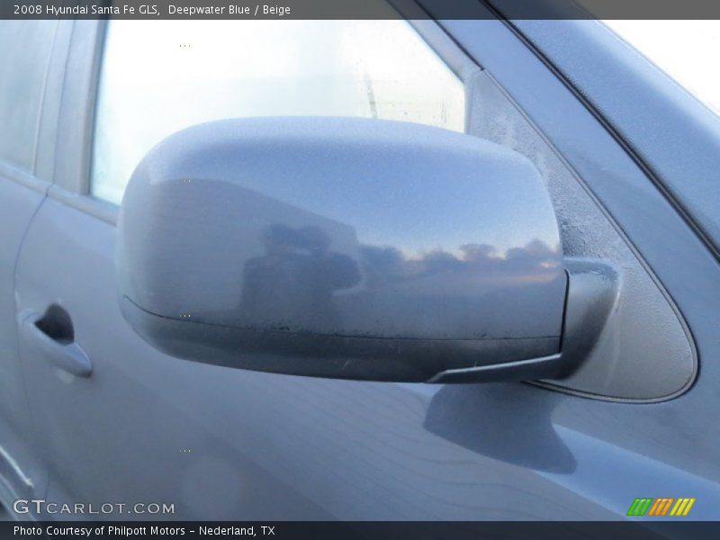Deepwater Blue / Beige 2008 Hyundai Santa Fe GLS