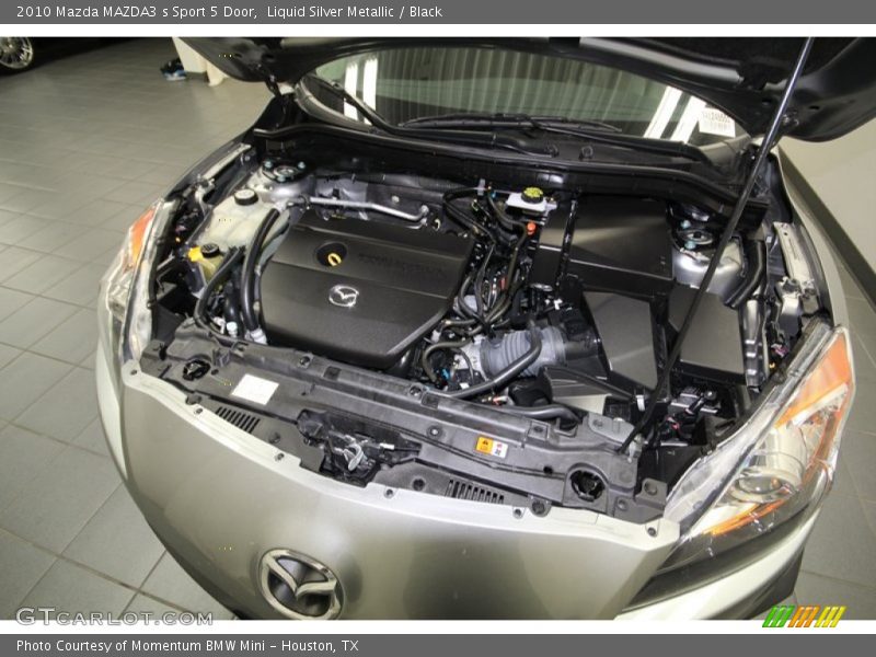 Liquid Silver Metallic / Black 2010 Mazda MAZDA3 s Sport 5 Door