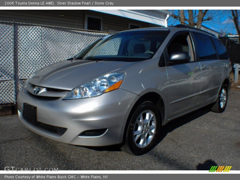 Silver Shadow Pearl / Stone Gray 2006 Toyota Sienna LE AWD