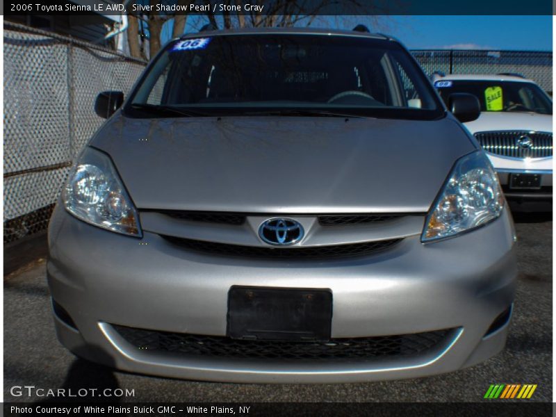 Silver Shadow Pearl / Stone Gray 2006 Toyota Sienna LE AWD