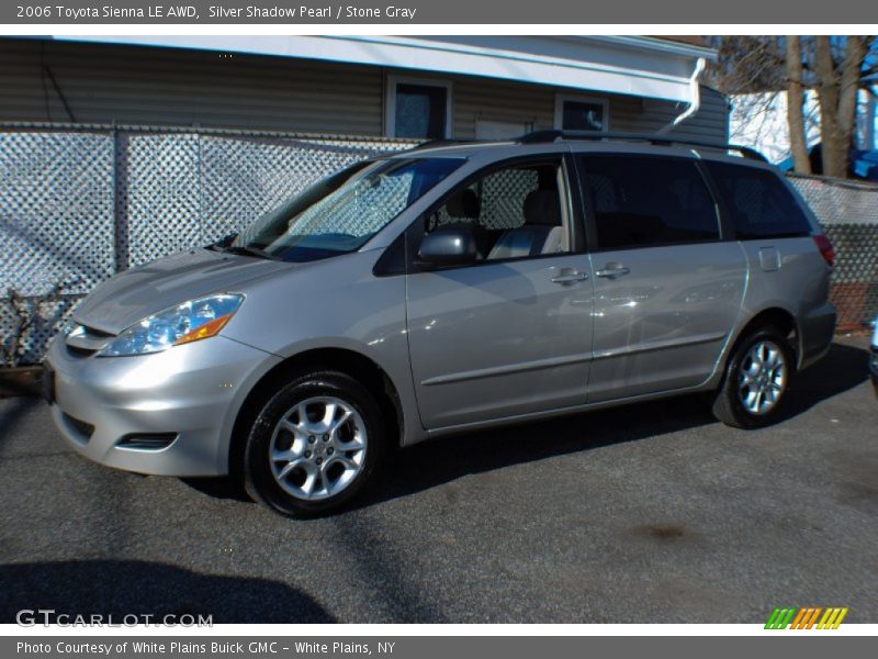 Silver Shadow Pearl / Stone Gray 2006 Toyota Sienna LE AWD