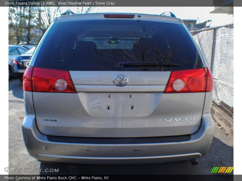 Silver Shadow Pearl / Stone Gray 2006 Toyota Sienna LE AWD