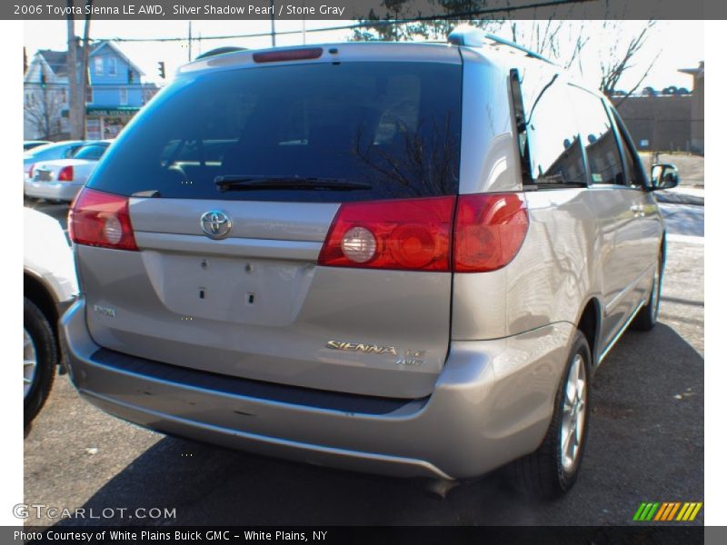 Silver Shadow Pearl / Stone Gray 2006 Toyota Sienna LE AWD