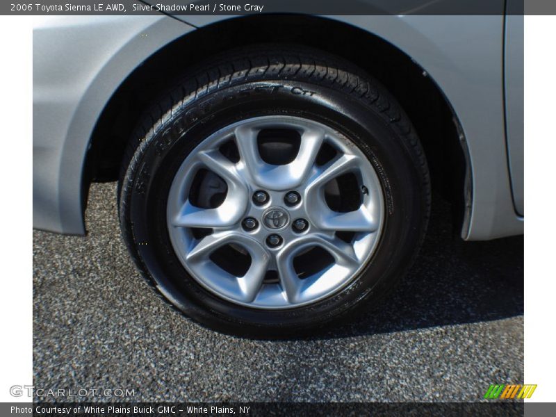 Silver Shadow Pearl / Stone Gray 2006 Toyota Sienna LE AWD