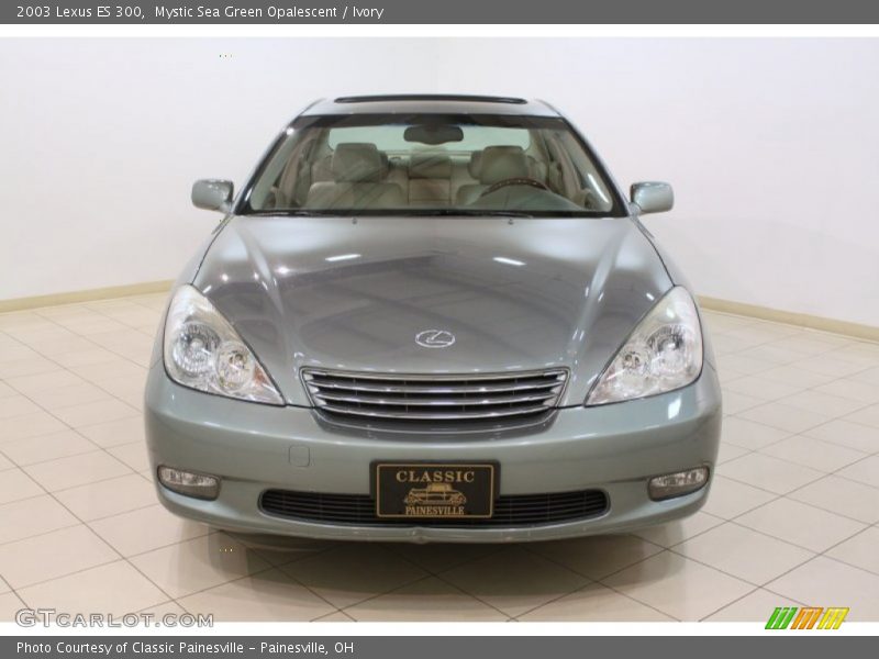 Mystic Sea Green Opalescent / Ivory 2003 Lexus ES 300