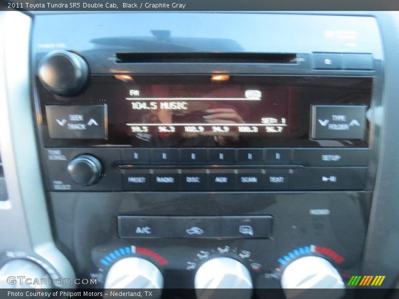 Black / Graphite Gray 2011 Toyota Tundra SR5 Double Cab