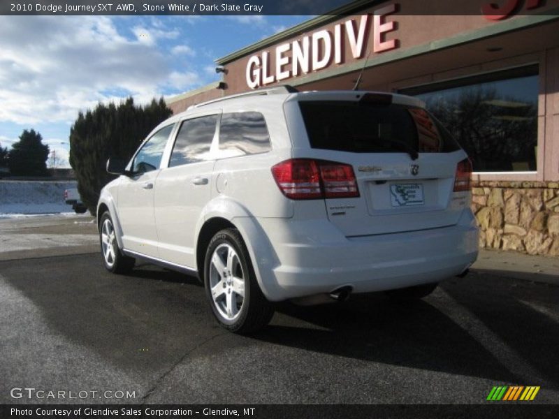 Stone White / Dark Slate Gray 2010 Dodge Journey SXT AWD