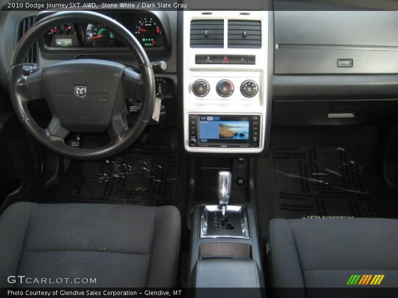 Stone White / Dark Slate Gray 2010 Dodge Journey SXT AWD