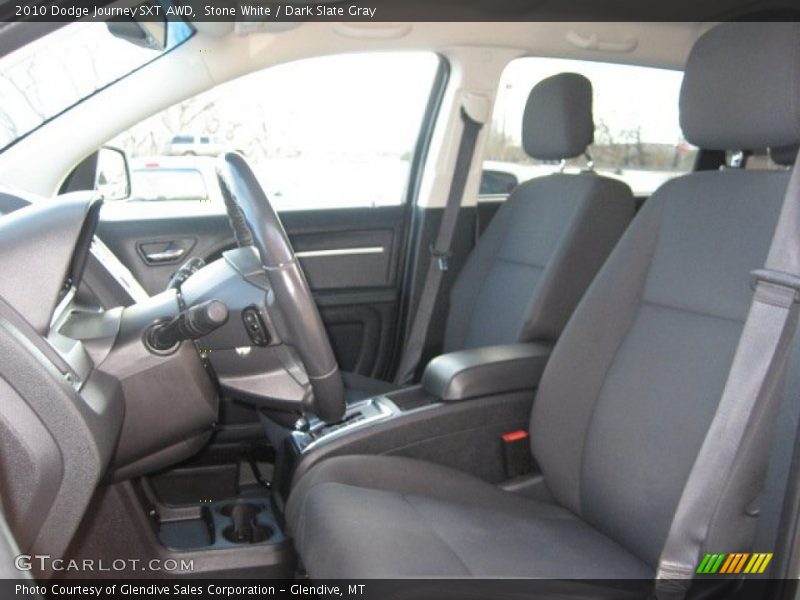 Stone White / Dark Slate Gray 2010 Dodge Journey SXT AWD
