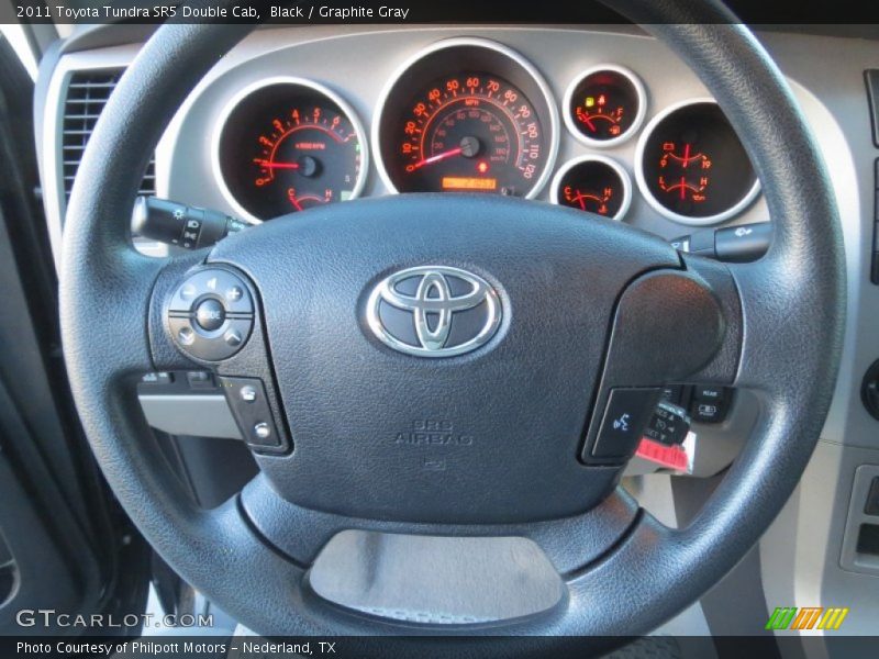 Black / Graphite Gray 2011 Toyota Tundra SR5 Double Cab
