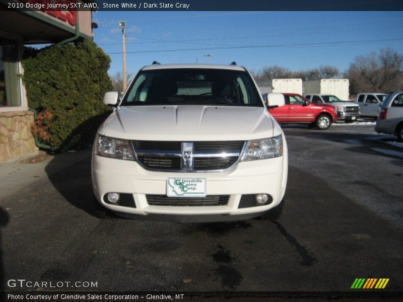 Stone White / Dark Slate Gray 2010 Dodge Journey SXT AWD