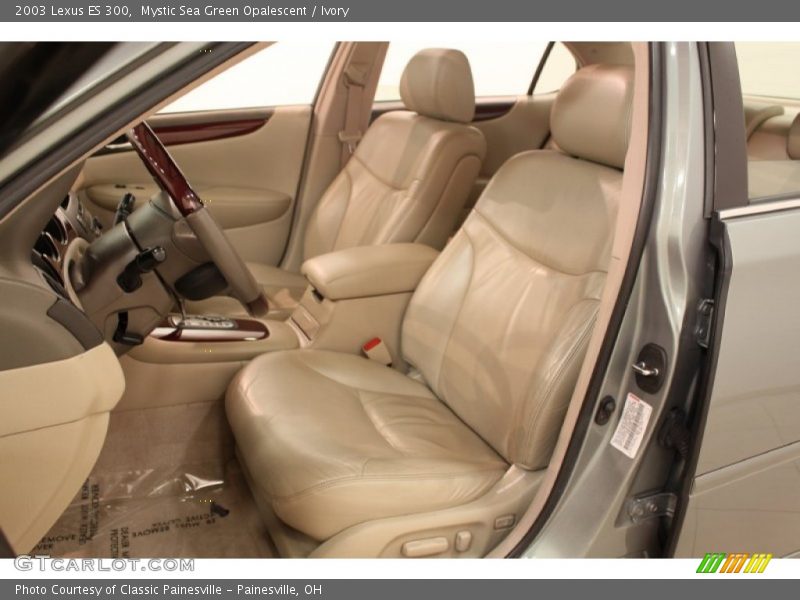 Mystic Sea Green Opalescent / Ivory 2003 Lexus ES 300