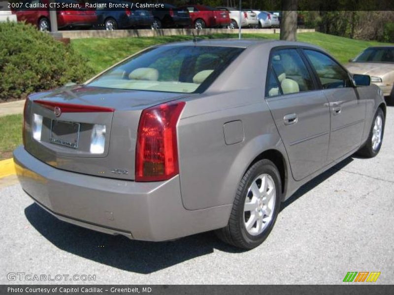 Radiant Bronze / Cashmere 2007 Cadillac CTS Sedan