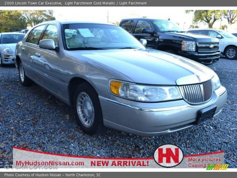 Light Parchment Gold Metallic / Light Parchment 2000 Lincoln Town Car Executive