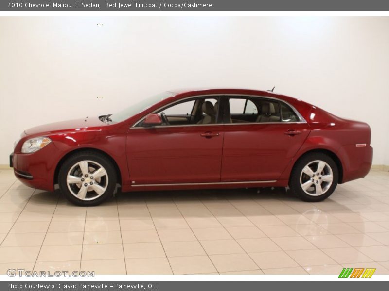 Red Jewel Tintcoat / Cocoa/Cashmere 2010 Chevrolet Malibu LT Sedan