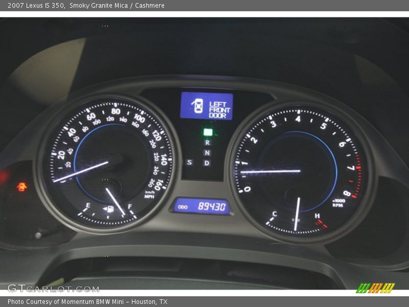 2007 IS 350 350 Gauges
