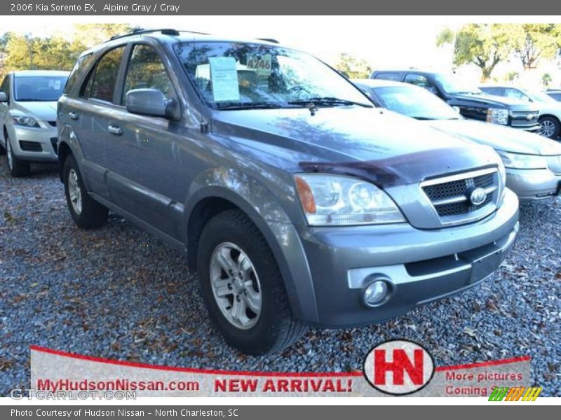 Alpine Gray / Gray 2006 Kia Sorento EX