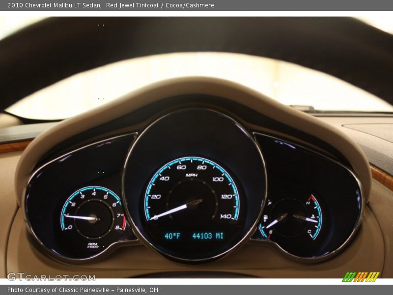 Red Jewel Tintcoat / Cocoa/Cashmere 2010 Chevrolet Malibu LT Sedan