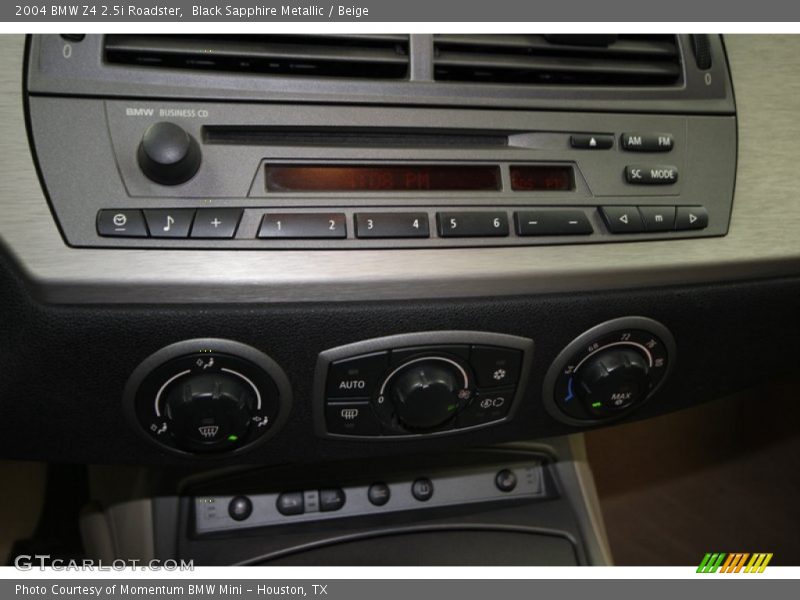 Controls of 2004 Z4 2.5i Roadster