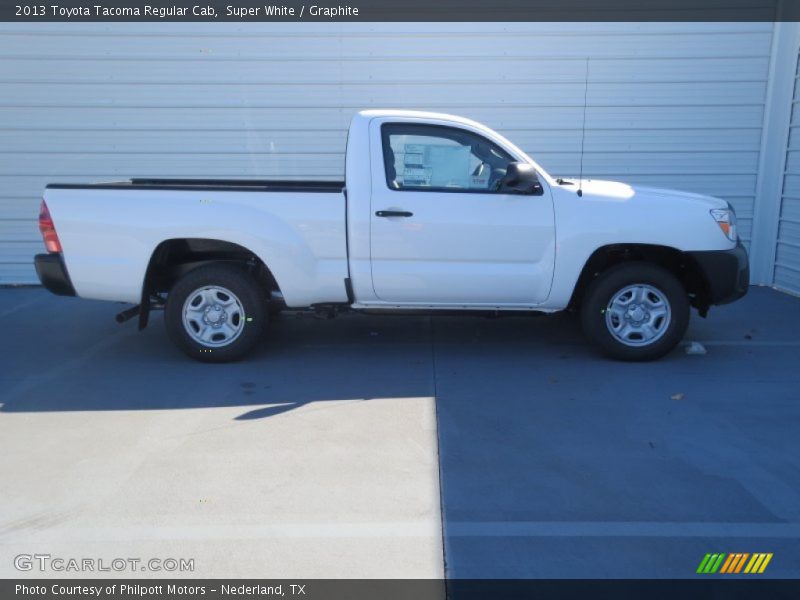 Super White / Graphite 2013 Toyota Tacoma Regular Cab