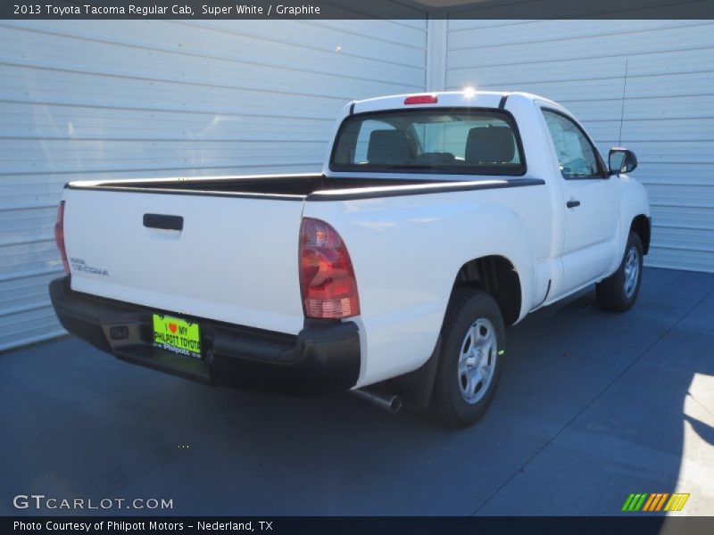 Super White / Graphite 2013 Toyota Tacoma Regular Cab