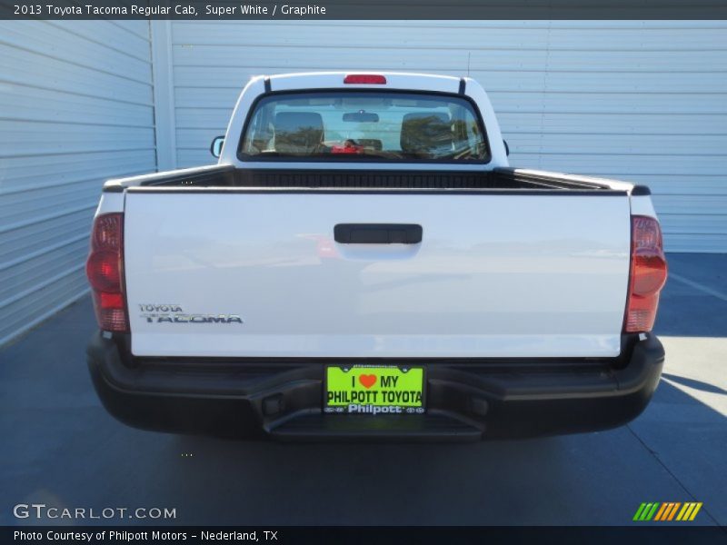 Super White / Graphite 2013 Toyota Tacoma Regular Cab
