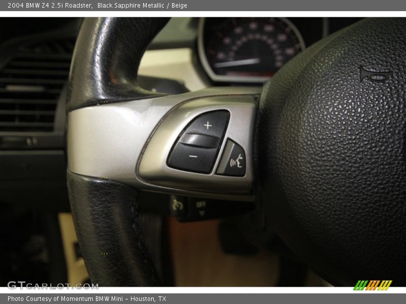 Controls of 2004 Z4 2.5i Roadster