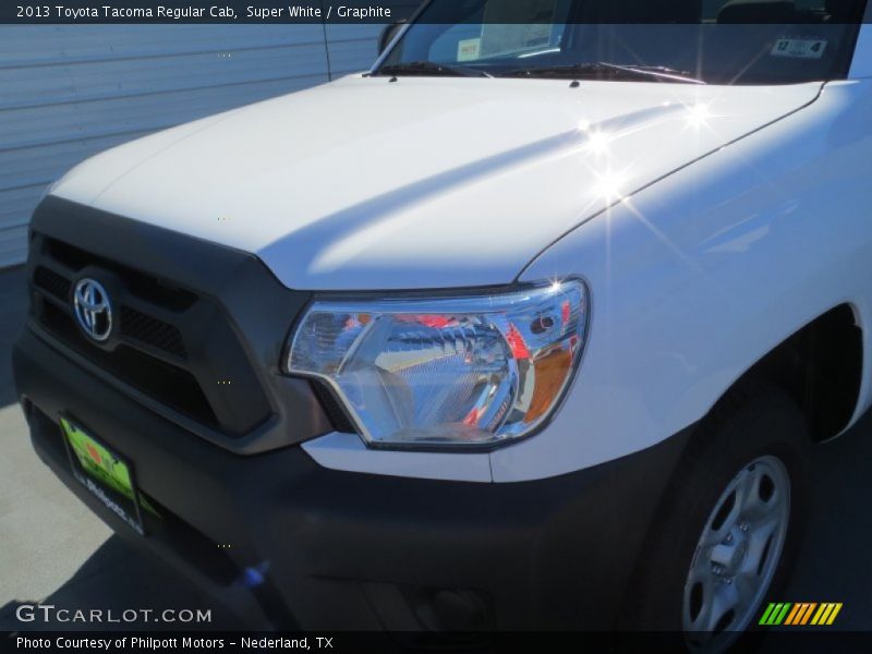 Super White / Graphite 2013 Toyota Tacoma Regular Cab