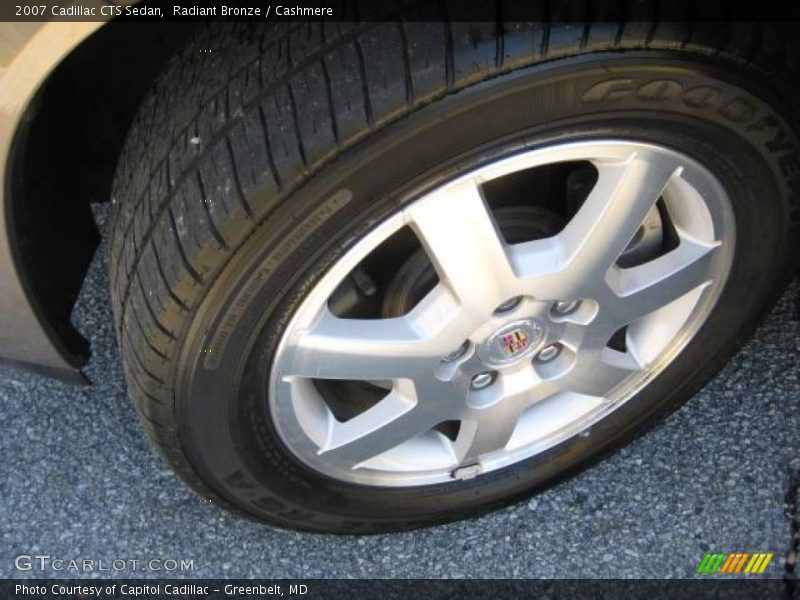 Radiant Bronze / Cashmere 2007 Cadillac CTS Sedan