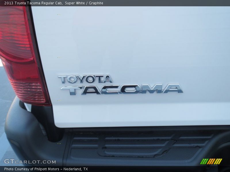 Super White / Graphite 2013 Toyota Tacoma Regular Cab