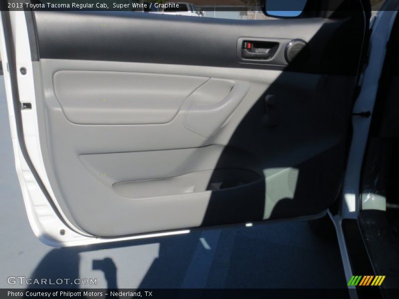 Super White / Graphite 2013 Toyota Tacoma Regular Cab