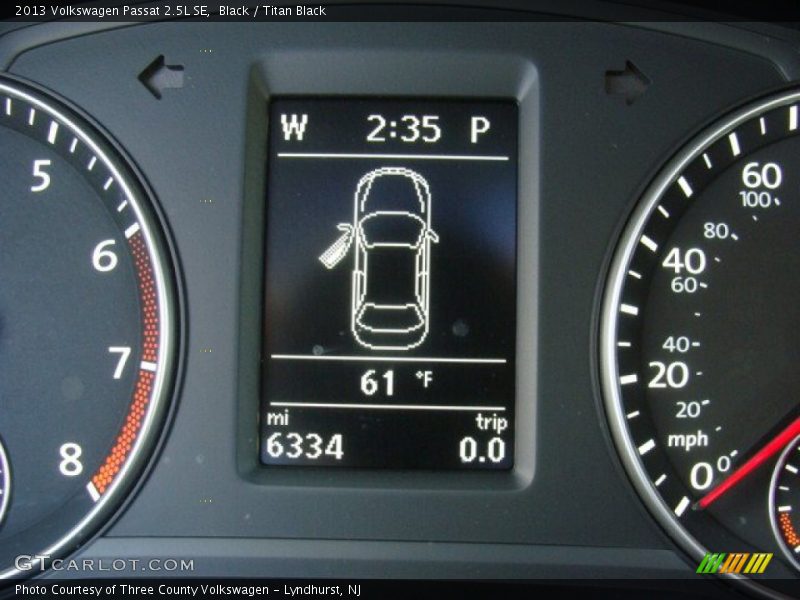 Black / Titan Black 2013 Volkswagen Passat 2.5L SE