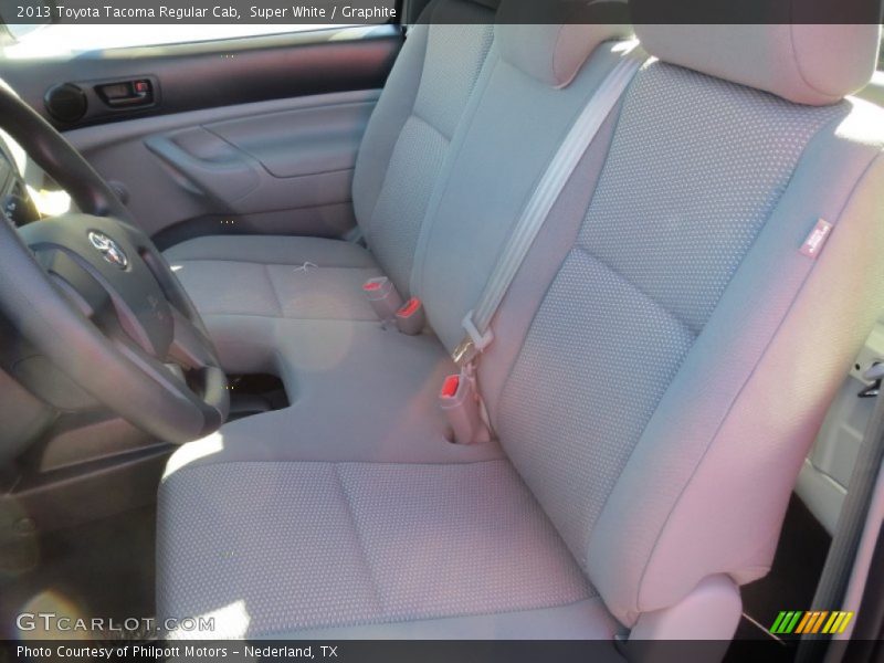 Super White / Graphite 2013 Toyota Tacoma Regular Cab