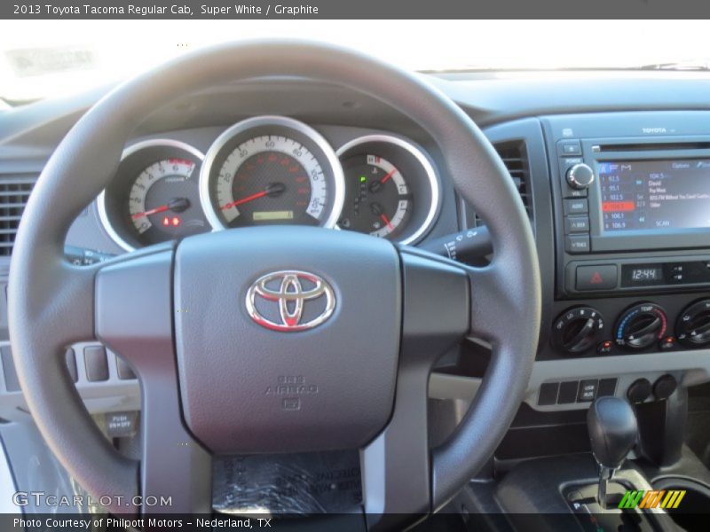 Super White / Graphite 2013 Toyota Tacoma Regular Cab
