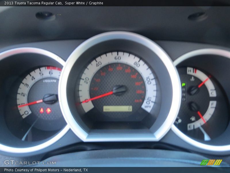 Super White / Graphite 2013 Toyota Tacoma Regular Cab
