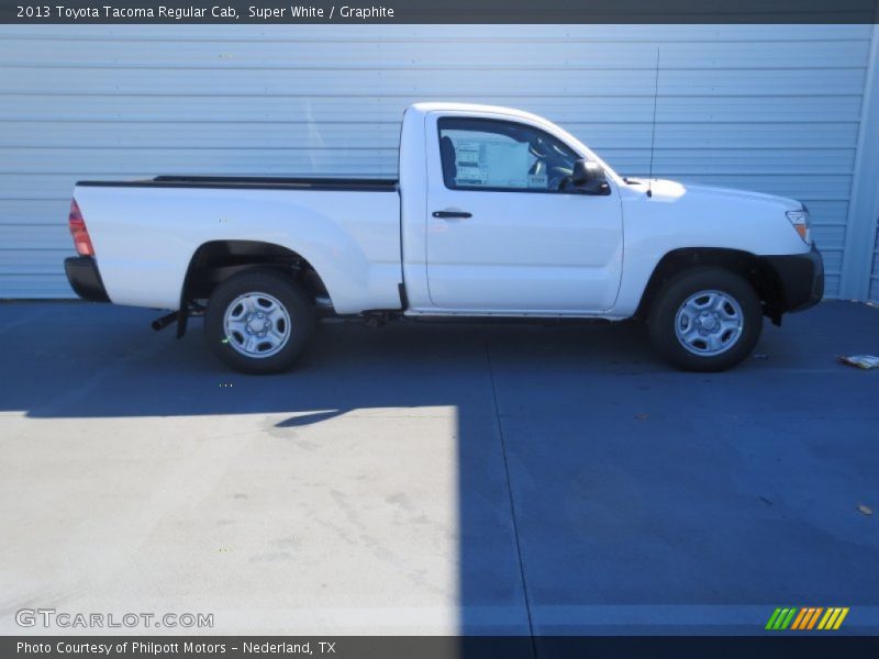 Super White / Graphite 2013 Toyota Tacoma Regular Cab