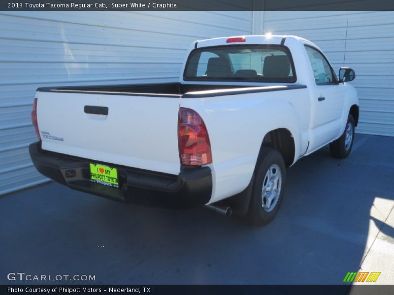Super White / Graphite 2013 Toyota Tacoma Regular Cab