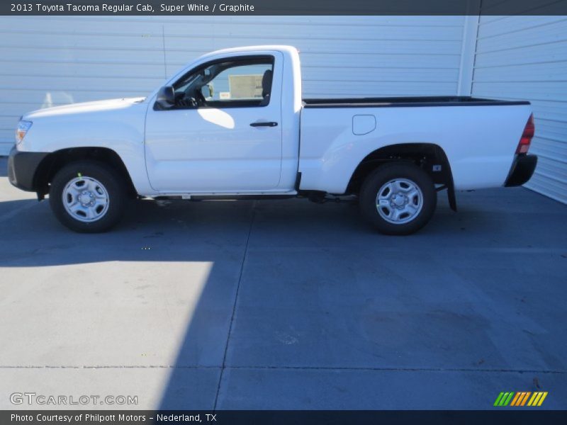 Super White / Graphite 2013 Toyota Tacoma Regular Cab