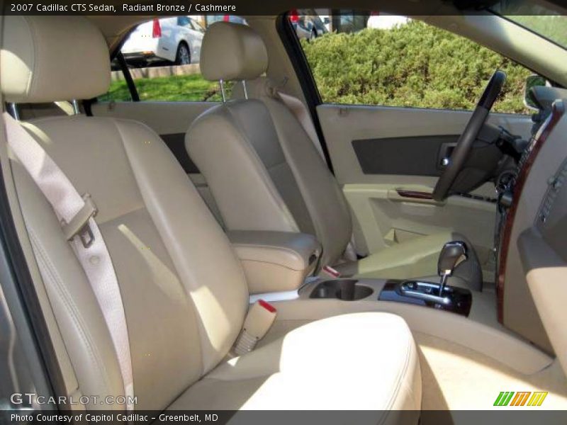 Radiant Bronze / Cashmere 2007 Cadillac CTS Sedan