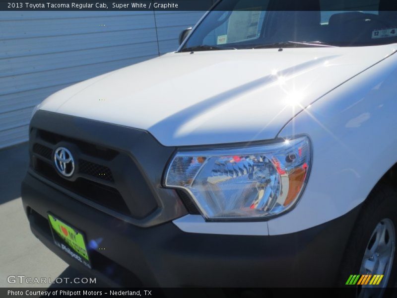 Super White / Graphite 2013 Toyota Tacoma Regular Cab